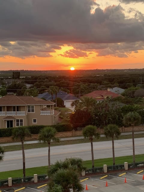 Beautiful Sunset View from Balcony