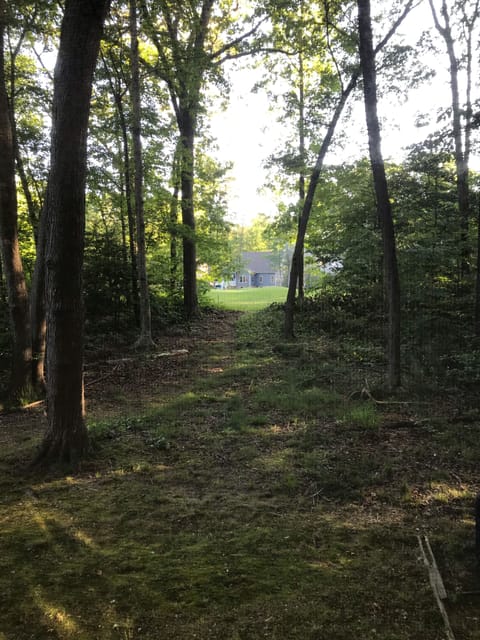 Backyard is the 7th green