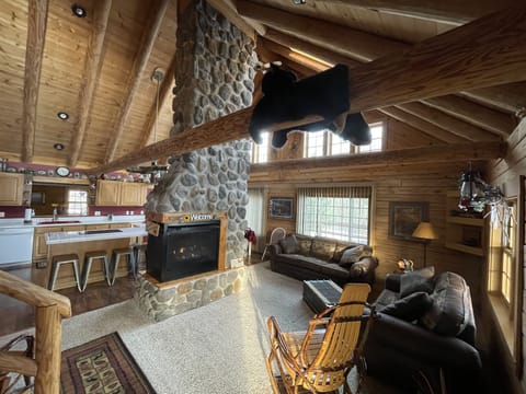 Great room and kitchen view..