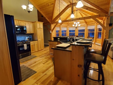 All new black stainless steel appliances December 2021