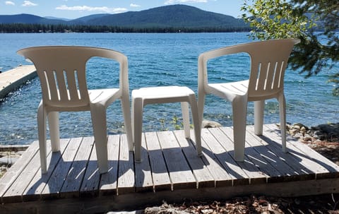 Sit on the lake front and enjoy the view!