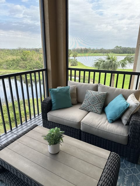 Beautiful views and abundant wildlife from the balcony.