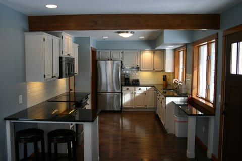 Kitchen- recently updated and fully stocked