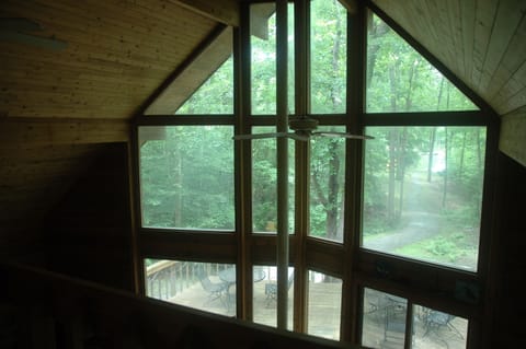 Great views of the outdoors and wildlife.