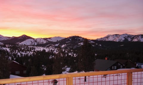 Sunset view from our back deck