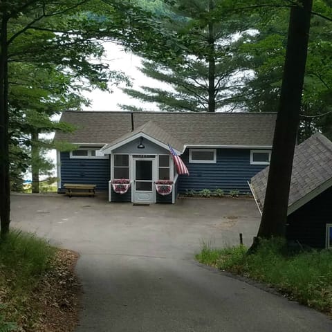 Drive side of cottage