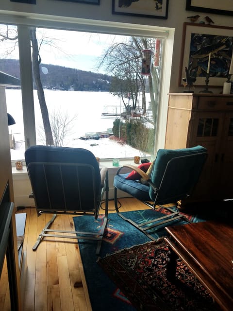 These extremely comfortable chairs are perfect for reading and bird watching.