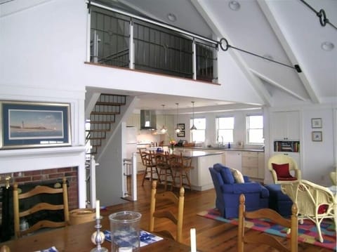 Loft over living/dining areas