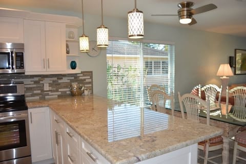 Big windows let in a lot of natural light so the cottage stays bright!