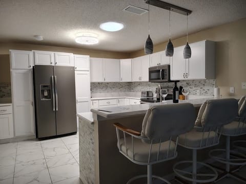 Newly remodeled kitchen
