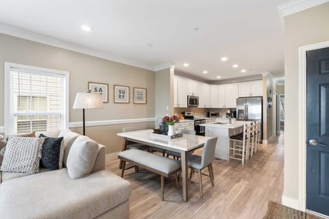 Dining Table for 6 and Additional Counter Seating