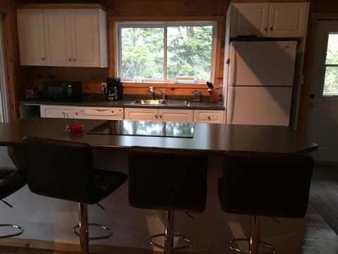 Kitchen with island.