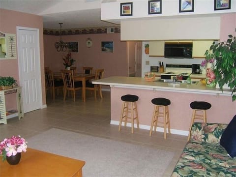 Kitchen and dining area