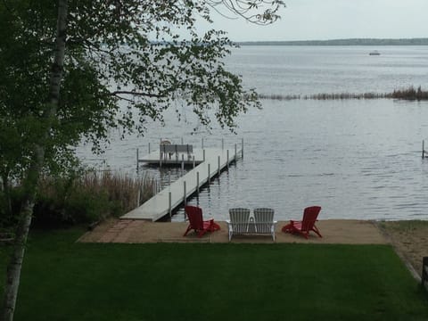 View of Beach and Lake from Balcony