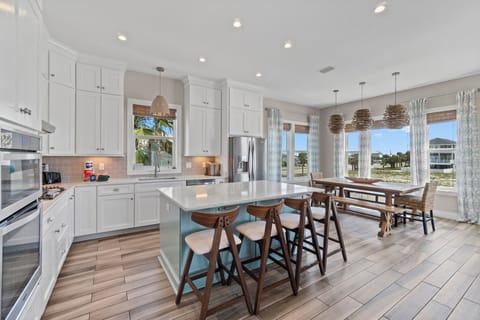 Kitchen island seating for four