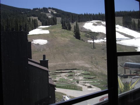 Enjoy Apres Ski on the veranda watching the last of the skiers come down.