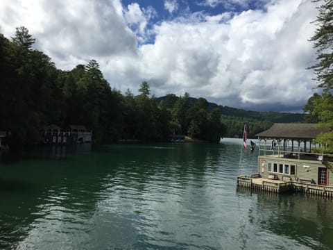 View from upper level of the boathouse.