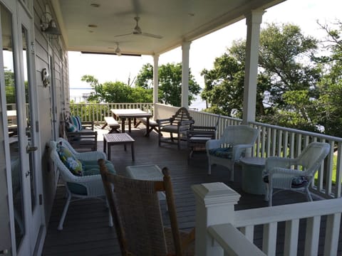 Take it all in from the spacious front porch. 