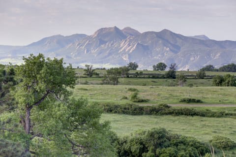 Flatirons over Boulder