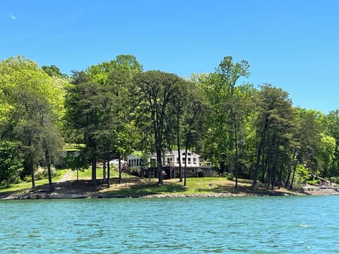 View of home from lake