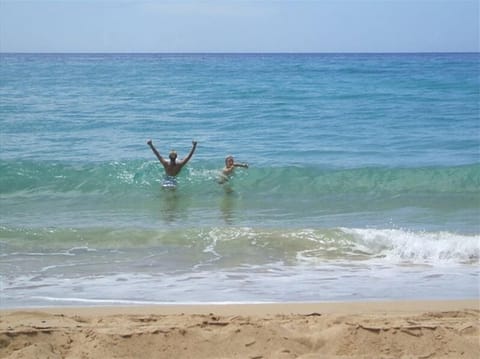 Awesome surfing/body surfing/boogie boarding for the whole family--FUN FUN FUN!!