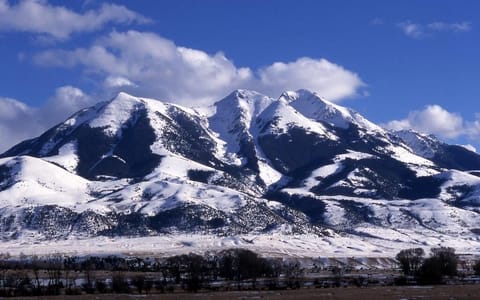winter view from deck