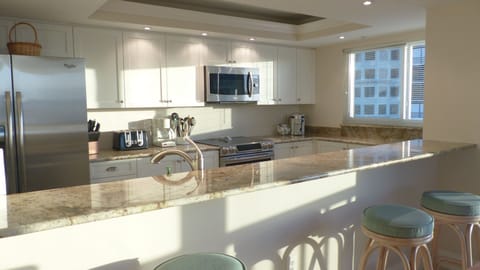 Kitchen with granite counter-tops and all new appliances