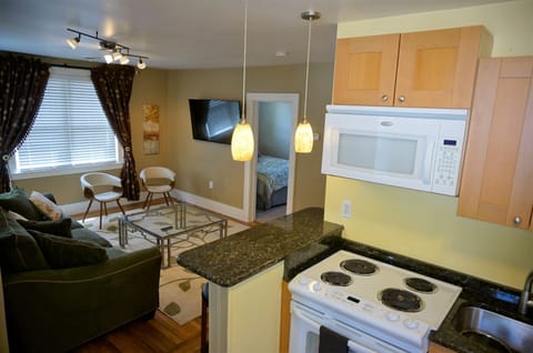 View of the Living Room from the Kitchen