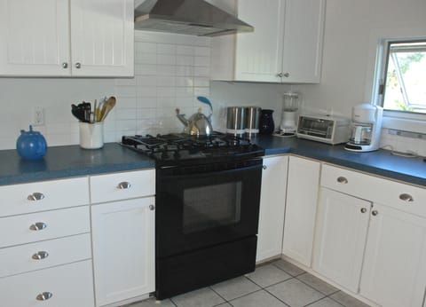 Large well-equipped kitchen with everything you need.