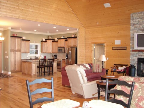 Living/dining room and kitchen - Open floor plan