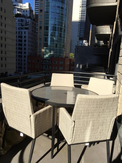 view from balcony