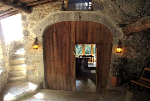 front door and entranceway