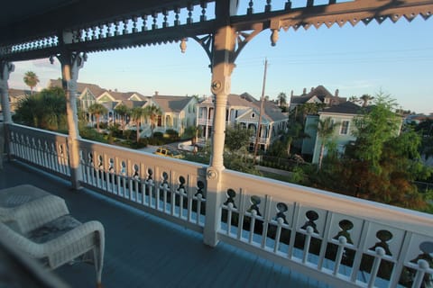 Third floor balcony. Accessible from all three upstairs bedrooms