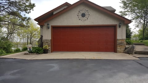 view at top of driveway