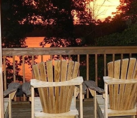 Sunset from the deck