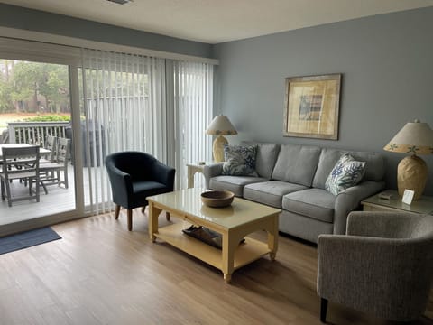 Relaxing Living Room Overlooking the Deck