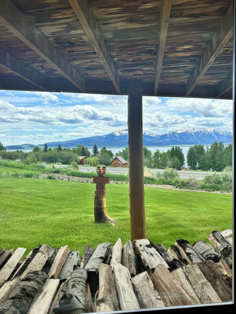 View from suite window.