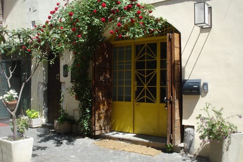 the main door