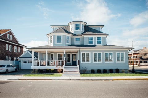 Whole house view. House faces onto East Av in Bay Head, NJ with views  of ocean.