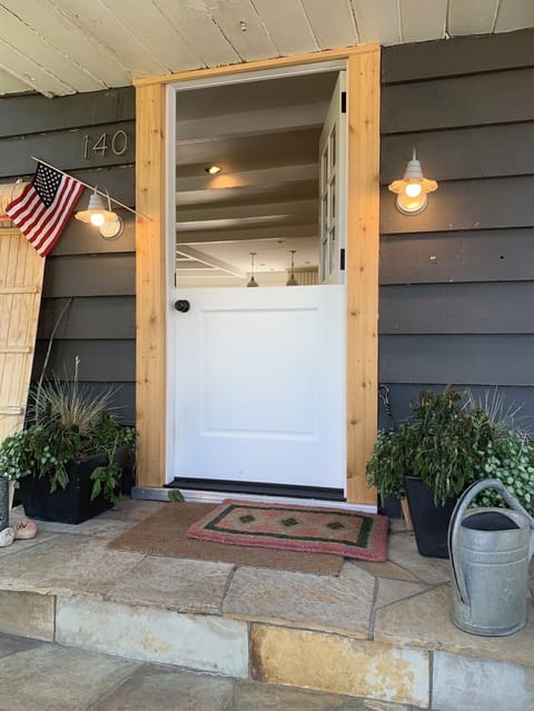 Welcoming front Dutch Door to create a nice breeze into the kitchen.