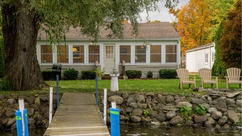 VERY LEVEL LOT WITH DOCK SPACE FOR YOUR BOAT.