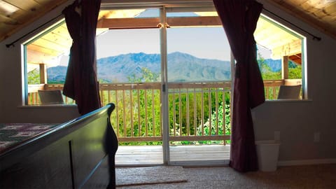 Upstairs Master Bedroom  'Between the Bears' View