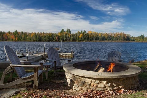 Build a cozy fire on the beach