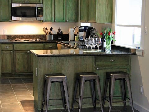 Have wine and cheese at the bar!