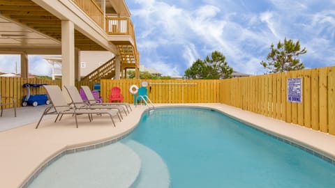 Private pool with plenty of space.
