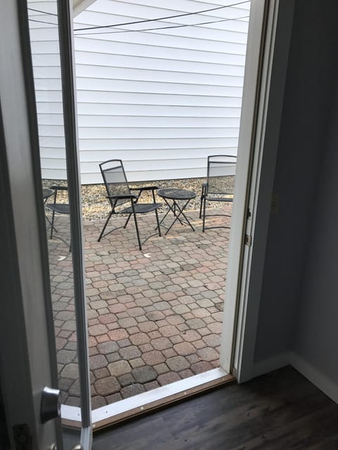 Back patio off of mudroom