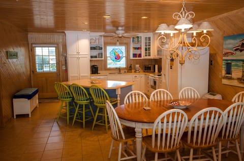 Dining Room and Kitchen.  