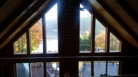 View of the lake from the Master Bedroom suite