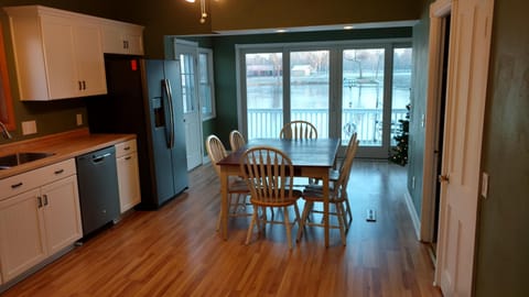 From the living room looking into the kitchen