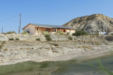 Terlingua Creek Porch House from Creek